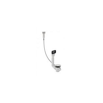Geberit sink connection polished with overflow and valve plug - 152929201