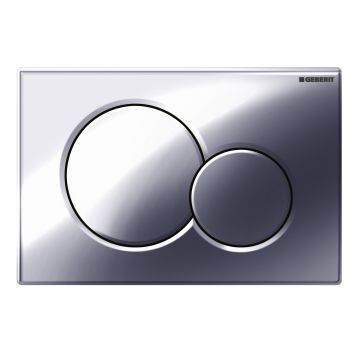 Geberit 115.770.21.5 Sigma01 Dual Flush Plate for UP300, 320 Chrome 