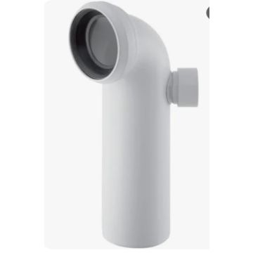 Geberit connection bend 90°: d=110mm, white alpine 152.610.11.1