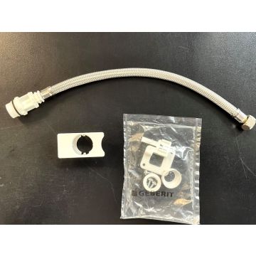 Geberit Connection Hose with Union Nut 240.138.00.1 and Fixings