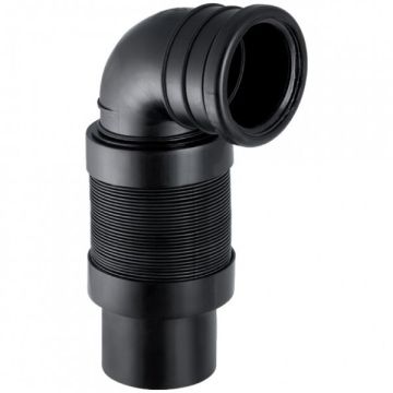 Geberit 241.521.00.1 PE connecting bend, extendable