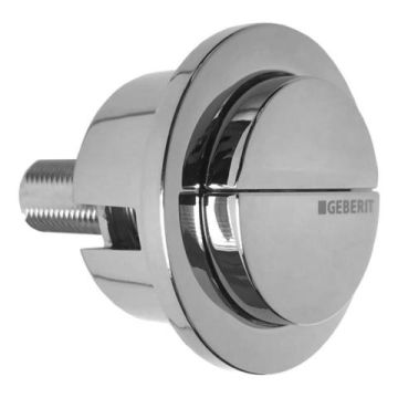 Geberit Chrome Silver Type 290 actuation dual flush Push Button  243.318.21.1