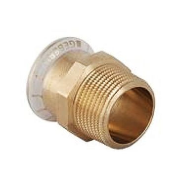Geberit Mapress Copper adapter with male thread, FKM