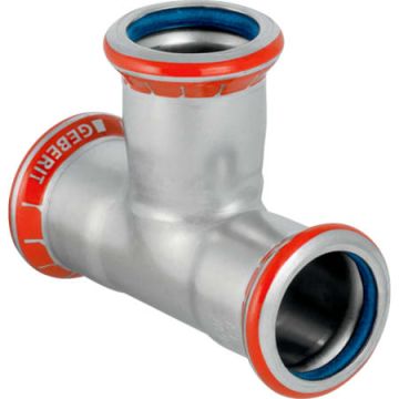 GEBERIT Mapress CSt. Tee, Equal FKM d54mm 51338 