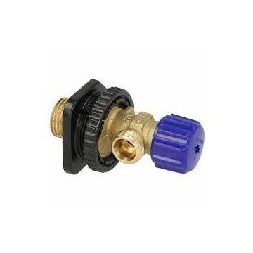 Geberit water connection with shut-off valve