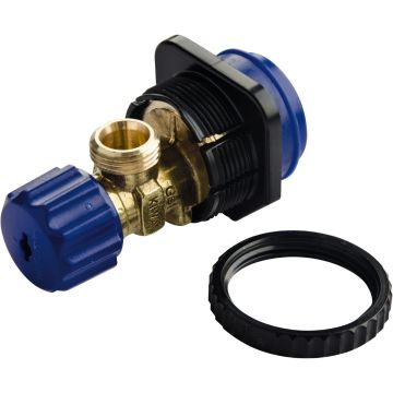 Geberit water supply connection with integrated angle stop valve, resistant  to seawater 240.847.00.1 / 240847001