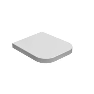 Duroplast toilet seat 40.5 x 36 Globo Stone SS026BI Shiny White - Globo BI - Seat Cover Soft Close SS026BI