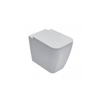 Globo Removable duroplast toilet seat and Cover 46.36 Globo Stone ST022BI