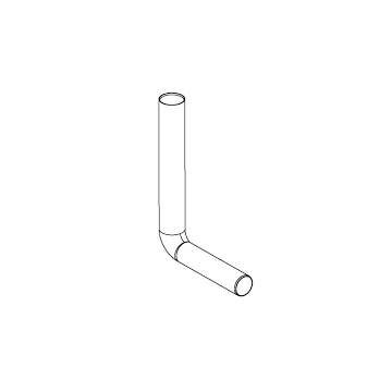 FLUSH PIPE ELBOW GR-S113-0250