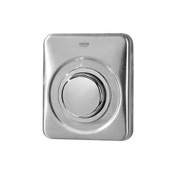 GROHE button actuation made of stainless steel 37019000 dimensions 108 x 126 mm