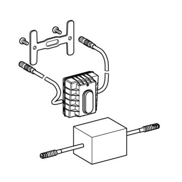 SENSOR GROHE Electronic valves Infrared lavatory flush   wall mount   infrared control  42455000
