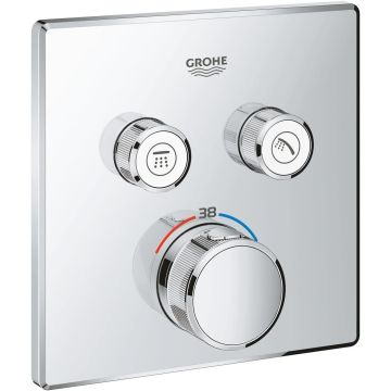 Grohe SmartControl Flow Control Concealed Bathroom Faucet (2 Way  Surface Mounted Group) 29148000
