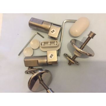 GSI Soft Close Toilet Seat Hinges Set for  Traccia / Panorama / Monty & Poppy seat from 2010-2014 onwards / GSI Seat Hinges Traccia / Panorama / Monty & Poppy 2006002-G