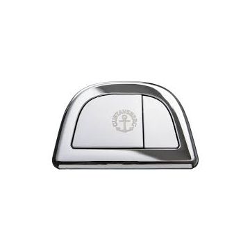 Gustavsberg Nautic actuator Dual flush Flat Version 9GN01161 Deep - 53 mm Length - 58 mm Width - 87 mm