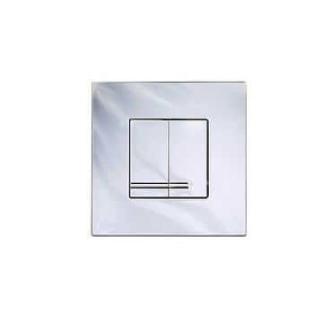 Gustavbergs Bright chrome plastic, square GB1921102053