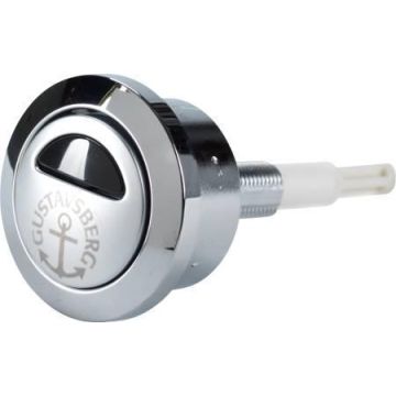 Gustavsberg T2 Push button Double Skyl, Chrome 609598624