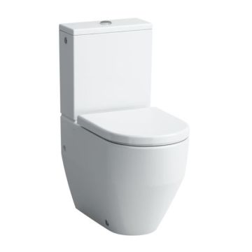 Laufen Rimless Floorstanding fully back to wall close-coupled WC Horizontal or Vertical