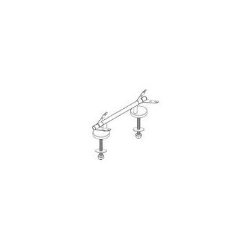 HARO S2402W special hinge, stainless steel 1 set
