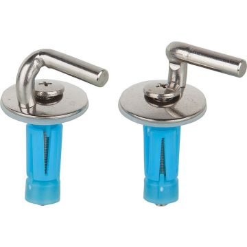 Haro Stainless Steel Toilet Seat Hinges D4002H /  404942