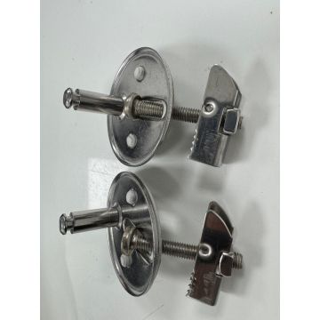 TOILET SEAT HINGES FOR TOP FIXING TOILETS 9965421