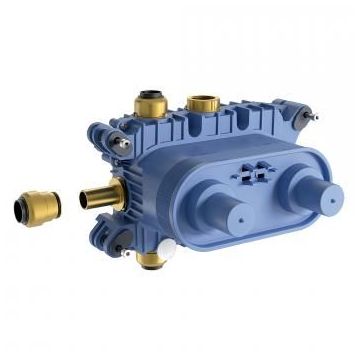 The Ideal Standard A1500NU is the concealed / built-in modular thermostat unit (Kit 1) for the premium, highly configurable Ideal Standard Archimodule and Concept 300 bathroom wall systems. It serves as the core internal plumbing component installed direc
