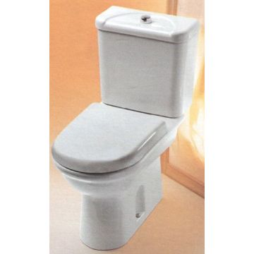 Ideal Standard Esedra Toilet seat and cover White NOT ORIGINAL WOODEN COATED