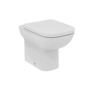 Ideal Standard i.life A rimless back to wall toilet with slow close seat E298401