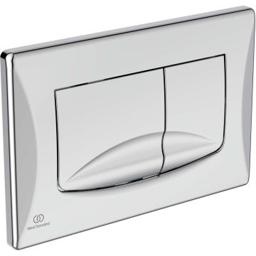 Ideal Standard Solea WC plate R0109AA 245x19x165mm, mechanical, chrome