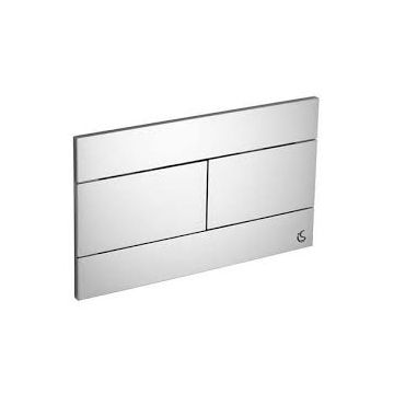 Ideal Standard Spares Slim Chrome Mechanical Flushplate for In-wall system -VV659044