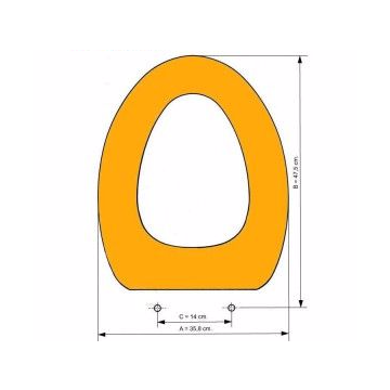 JACOB DELAFON-Portrait Toilet Seat and Cover