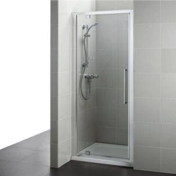 Ideal Standard  Connect 2 800mm pivot door with Idealclean clear glass - bright silver finish  K9392EO