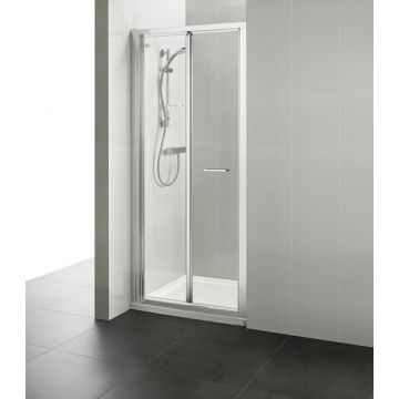 Ideal Standard  Connect 2 760mm bifold door with Idealclean clear glass - bright silver finish  K9397EO