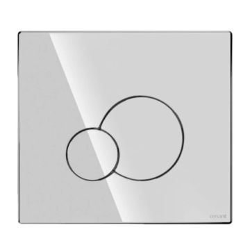 Cersanit Base Circle chrome toilet flush button K97-494