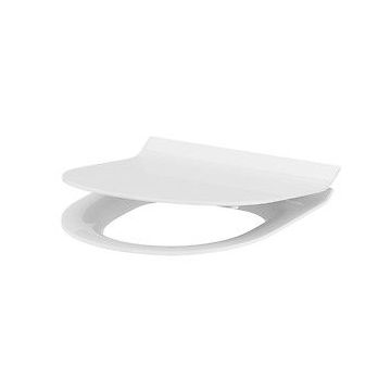 CERSANIT CREA OVAL SLIM TOILET SEAT AND COVER WITH SLOW CLOSING HINGES DUR ANTIBLE  K98-0177