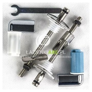 Cersanit Hinges K99-0091, Cersanit -Seat  hinges to fit Nano thermosets, slow-closing, easy thrusting up K99-0091