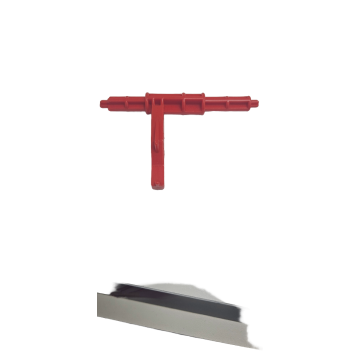 Kale Versus Concealed Cistern Red Lever Handle 