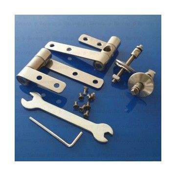 Keramag Preciosa Toilet Seat Hinges 598200000 Set  chrome 