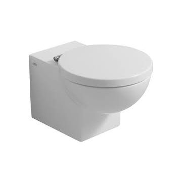 Keramag toilet seat Preciosa, stainless steel hinges white (alpine) 571180000 PER DIN 18516 / 4022009220117 