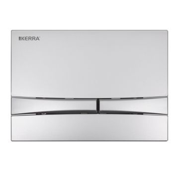 Kerra Dual flush plate for concealed WC cistern  K-50 Slim chrome