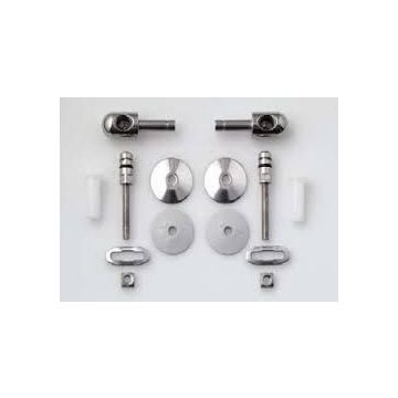 Laufen toilet seat Chrome Hinges 8.9255.2.000.000.1, Mount Kit for Toilet Seat Living and Moderna Laufen 8934660000001