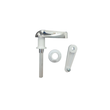 Universal Chrome plated replacement lever handle with both 3/8" (17mm) and 1/2" (22mm) bushes.
