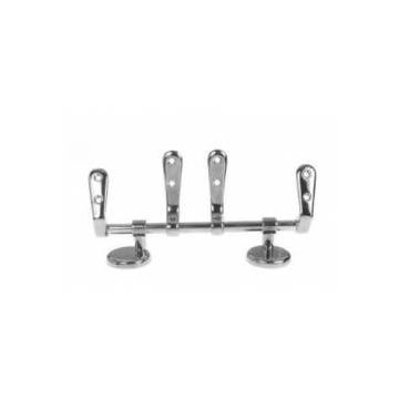 Masefield Epson KAB22CP Polished Chrome Seat Hinges For Water Closet, Bar Hinge