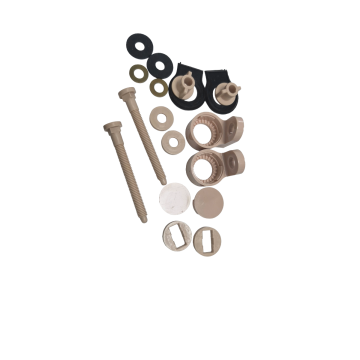 Twyford Nocturn Plastic toilet seat hinge (colour ivory)