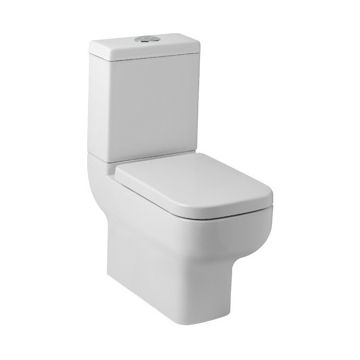OPTIONS 600 SOFT CLOSE SQUARE TOILET SEAT AND CVOVER STYLE POT0840P