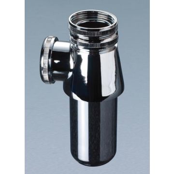 Nabis 1 1/4' Adjustable bottle trap - chrome plated