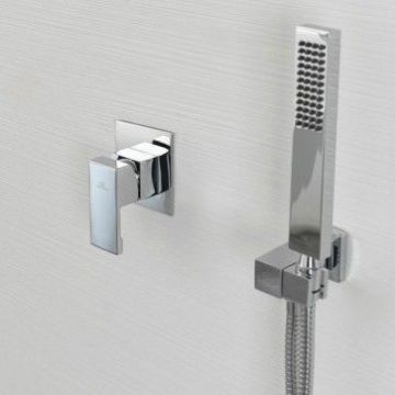PORCELANOSA 100038634/N158760001 Cota Single Function Hand Shower in Chrome