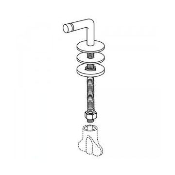Pressalit BT8999 300 set of hard chrome hinges