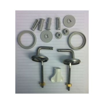 Pressalit Tivoli 2 316 Universal Toilet Seat Hinges - B13P999 / 5708590238333