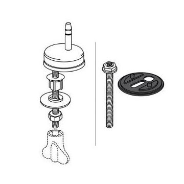 Pressalit Toilet Seat Hinge - D78999 / 5708590297941
