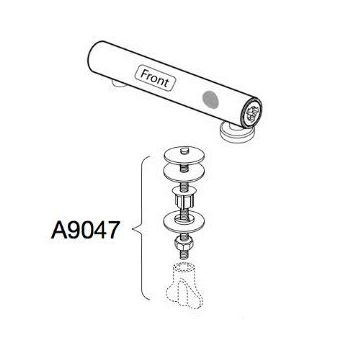 Pressalit Toilet Seat Hinge Spare - A9047
